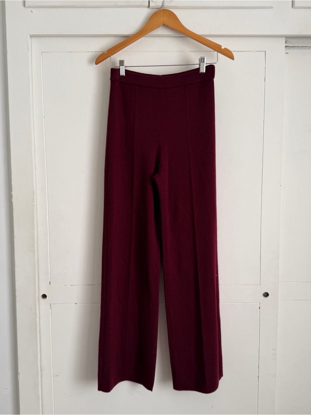 Sezane Matthew Trousers - Burgundy